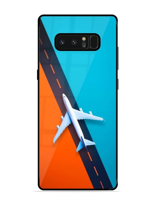 Skyward Bound Glossy Soft Edge Case for Samsung Galaxy Note 8 Chachhi