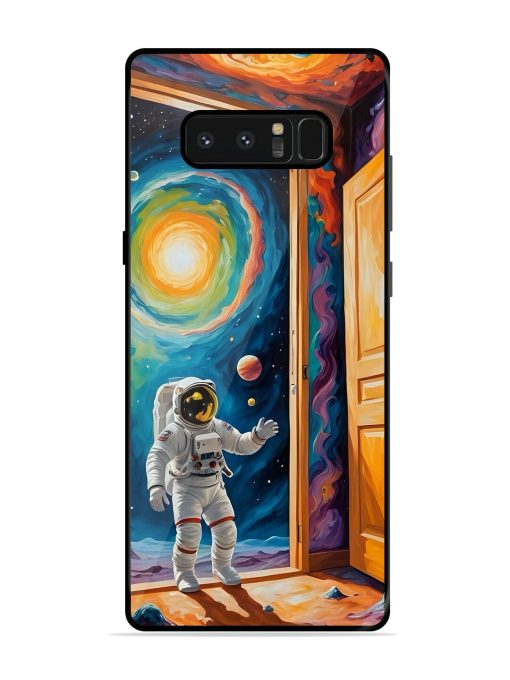 Artistic Space Glossy Soft Edge Case for Samsung Galaxy Note 8 Chachhi