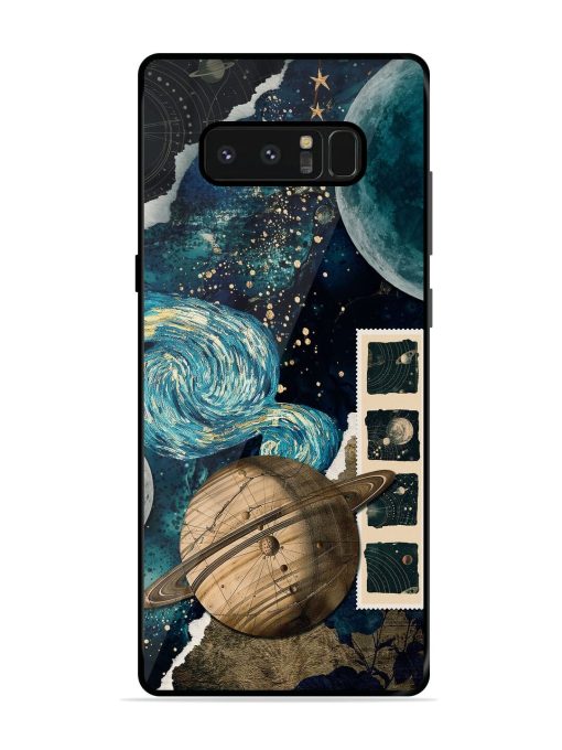 Celestial Tapestry Glossy Soft Edge Case for Samsung Galaxy Note 8 Chachhi