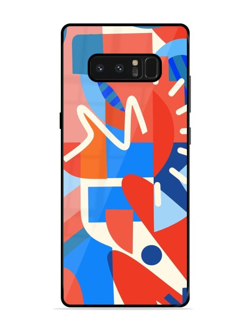 Abstract Harmony Glossy Soft Edge Case for Samsung Galaxy Note 8 Chachhi