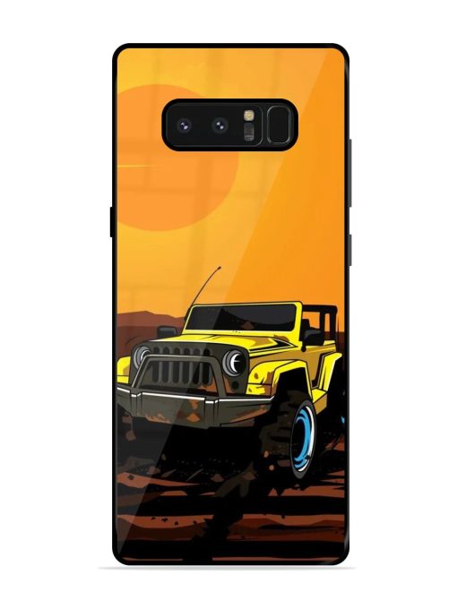 Sunset Cruise Glossy Soft Edge Case for Samsung Galaxy Note 8 Chachhi