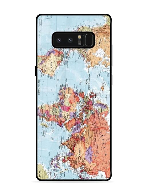 Our Blue Marble Glossy Soft Edge Case for Samsung Galaxy Note 8 Chachhi