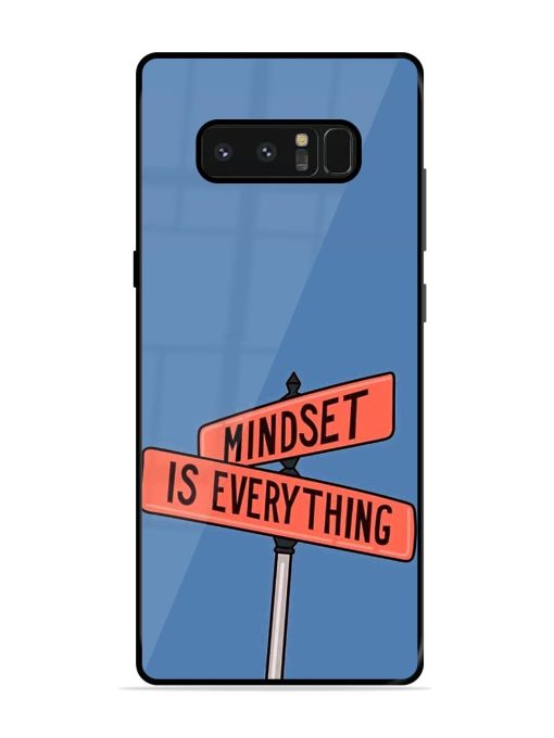 Mindset Matters Glossy Soft Edge Case for Samsung Galaxy Note 8 Chachhi