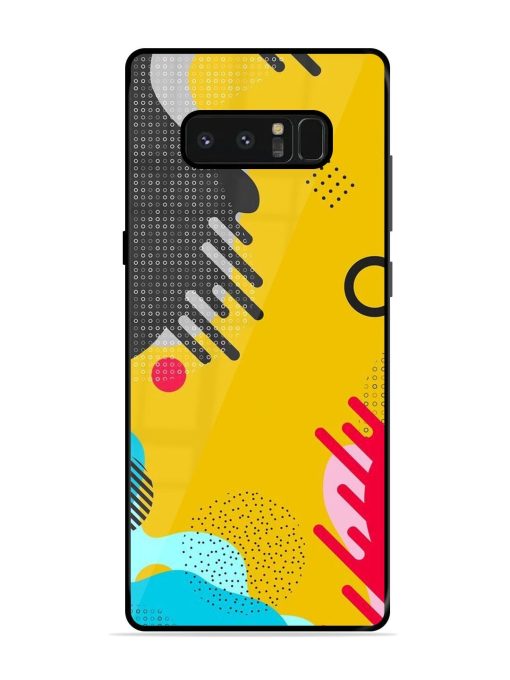 Neon Pop Glossy Soft Edge Case for Samsung Galaxy Note 8 Chachhi