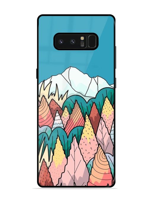 Mountain Dreamscape Glossy Soft Edge Case for Samsung Galaxy Note 8 Chachhi