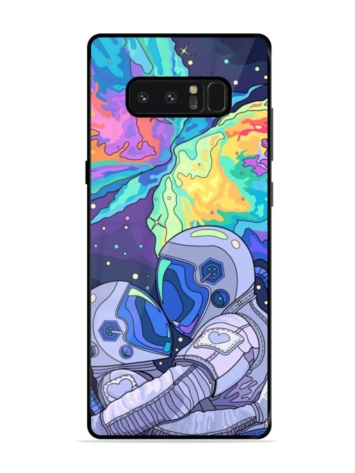 Cosmic Love Glossy Soft Edge Case for Samsung Galaxy Note 8 Chachhi