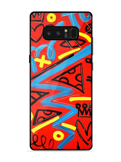 Groovy Garden Glossy Soft Edge Case for Samsung Galaxy Note 8 Chachhi