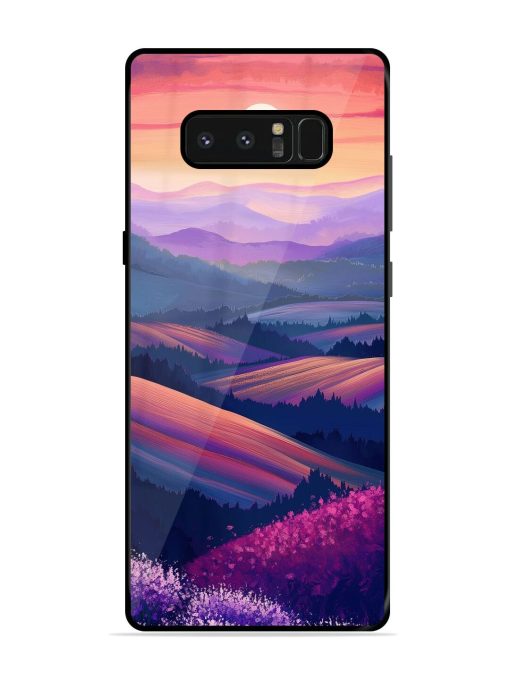 Twilight'S Embrace Glossy Soft Edge Case for Samsung Galaxy Note 8 Chachhi