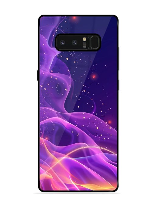 Cosmic Currents Glossy Soft Edge Case for Samsung Galaxy Note 8 Chachhi