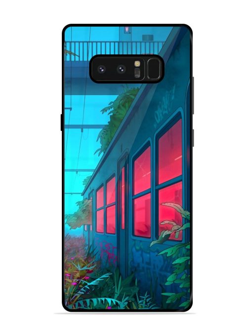 Urban Jungle Glossy Soft Edge Case for Samsung Galaxy Note 8 Chachhi