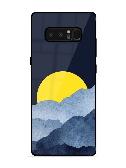 Golden Hour Horizon Glossy Soft Edge Case for Samsung Galaxy Note 8 Chachhi