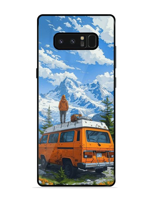 Mountaintop Solitude Glossy Soft Edge Case for Samsung Galaxy Note 8 Chachhi