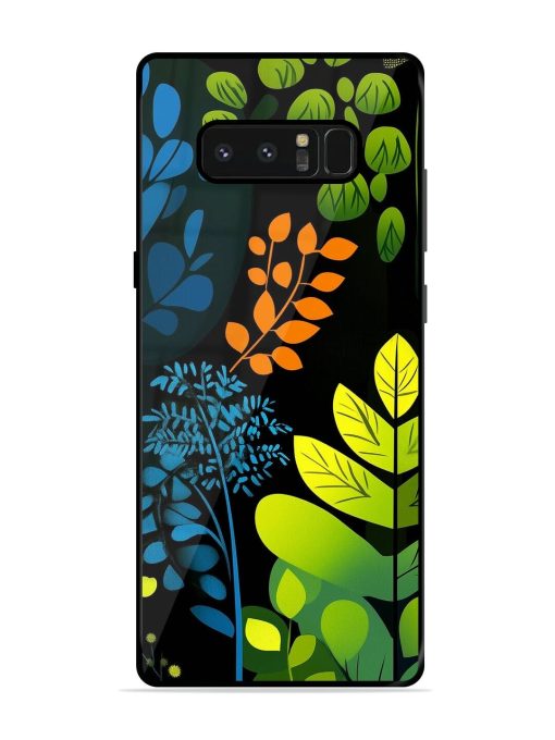 Midnight Garden Glossy Soft Edge Case for Samsung Galaxy Note 8 Chachhi