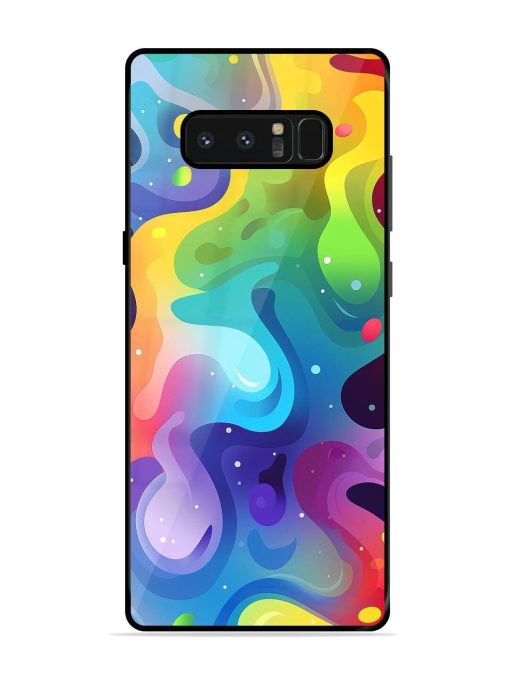 Rainbow River Glossy Soft Edge Case for Samsung Galaxy Note 8 Chachhi