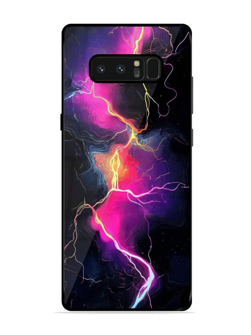 Electric Dreams Glossy Soft Edge Case for Samsung Galaxy Note 8 Chachhi