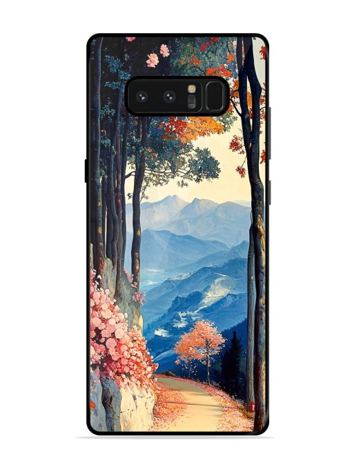 Mountainside Serenity Glossy Soft Edge Case for Samsung Galaxy Note 8 Chachhi