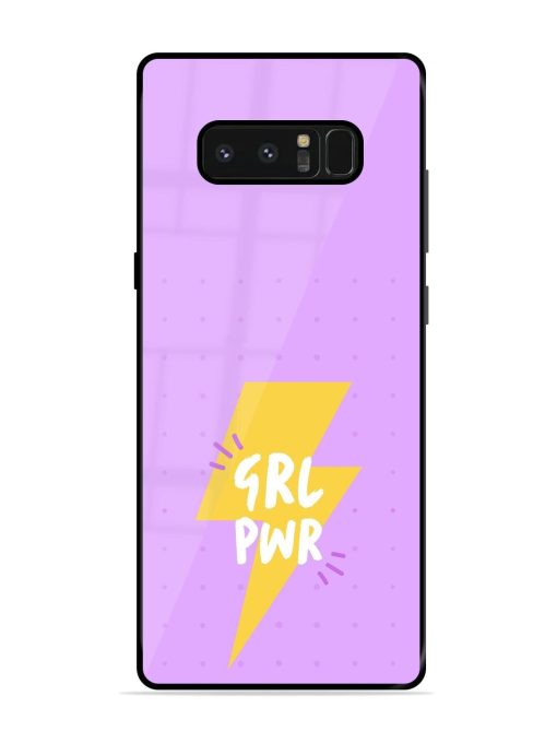 Girl Power Spark Glossy Soft Edge Case for Samsung Galaxy Note 8 Chachhi