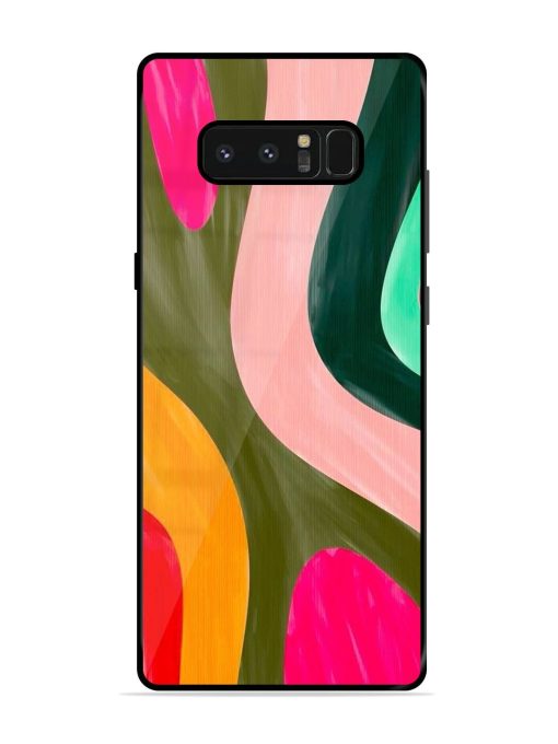 Wavy Wonder Glossy Soft Edge Case for Samsung Galaxy Note 8 Chachhi