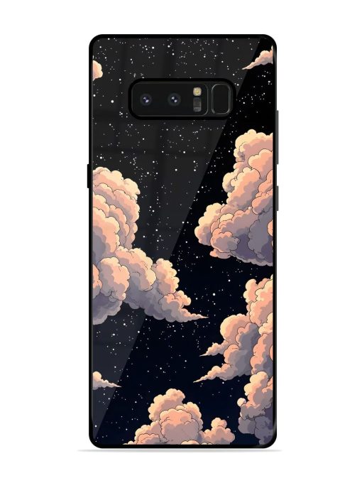 Starry Night Dreams Glossy Soft Edge Case for Samsung Galaxy Note 8 Chachhi