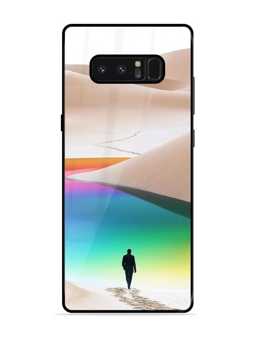 Desert Dreams Glossy Soft Edge Case for Samsung Galaxy Note 8 Chachhi