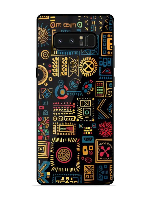 Tribal Tapestry Glossy Soft Edge Case for Samsung Galaxy Note 8 Chachhi