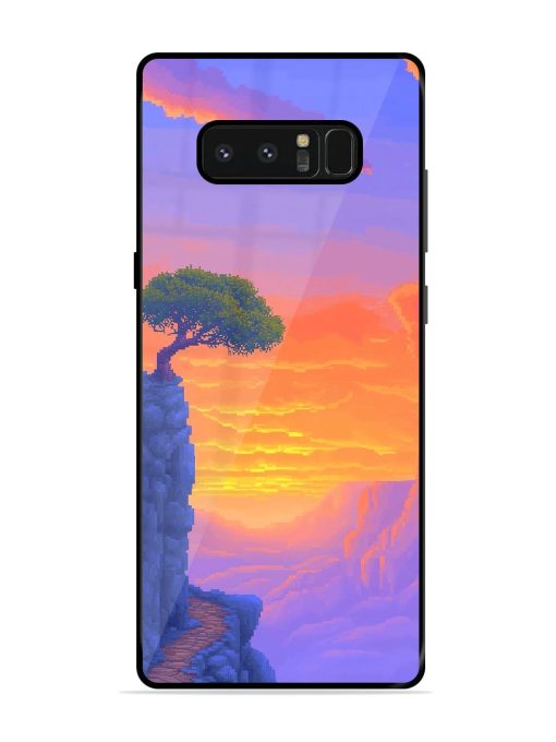 Cliffside Solitude Glossy Soft Edge Case for Samsung Galaxy Note 8