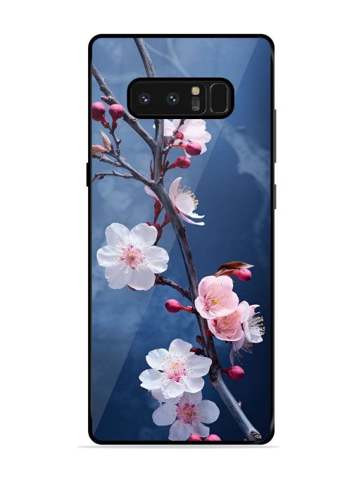 Delicate Blossoms Glossy Soft Edge Case for Samsung Galaxy Note 8 Chachhi