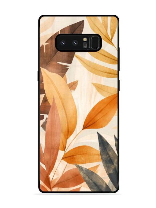 Earthy Elegance Glossy Soft Edge Case for Samsung Galaxy Note 8 Chachhi