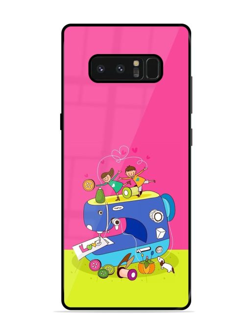 Sew Cute Glossy Soft Edge Case for Samsung Galaxy Note 8 Chachhi