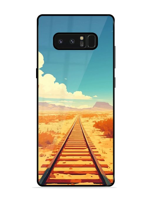 Endless Horizon Glossy Soft Edge Case for Samsung Galaxy Note 8 Chachhi