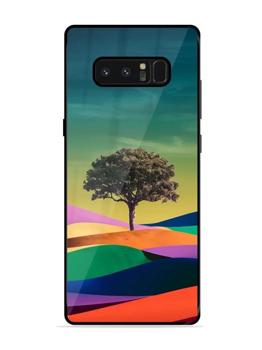 Rainbow'S Lone Sentinel Glossy Soft Edge Case for Samsung Galaxy Note 8 Chachhi