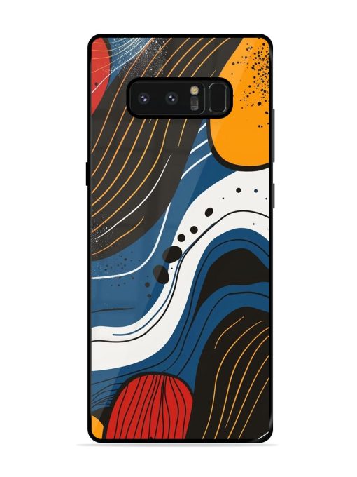 Abstract Expression Glossy Soft Edge Case for Samsung Galaxy Note 8 Chachhi