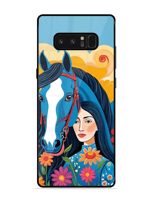 Equine Enchantment Glossy Soft Edge Case for Samsung Galaxy Note 8 Chachhi