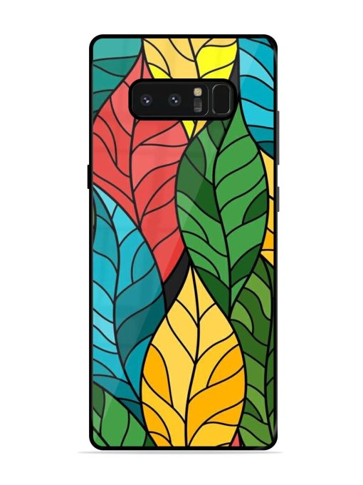 Foliage Fiesta Glossy Soft Edge Case for Samsung Galaxy Note 8 Chachhi