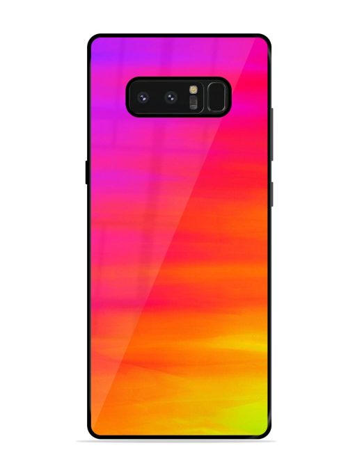 Neon Horizon Glossy Soft Edge Case for Samsung Galaxy Note 8 Chachhi