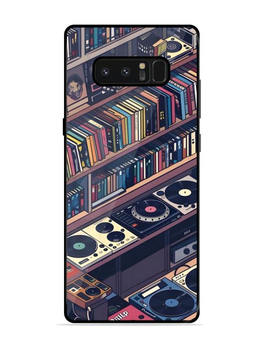 Music Lover'S Haven Glossy Soft Edge Case for Samsung Galaxy Note 8 Chachhi