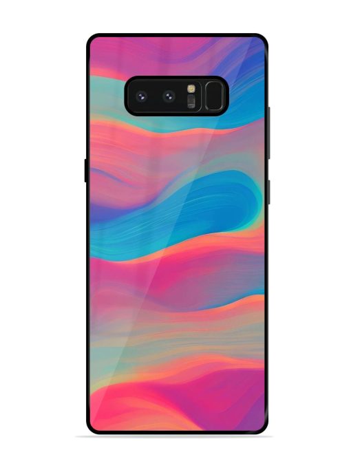 Wavy Wonder Glossy Soft Edge Case for Samsung Galaxy Note 8 Chachhi