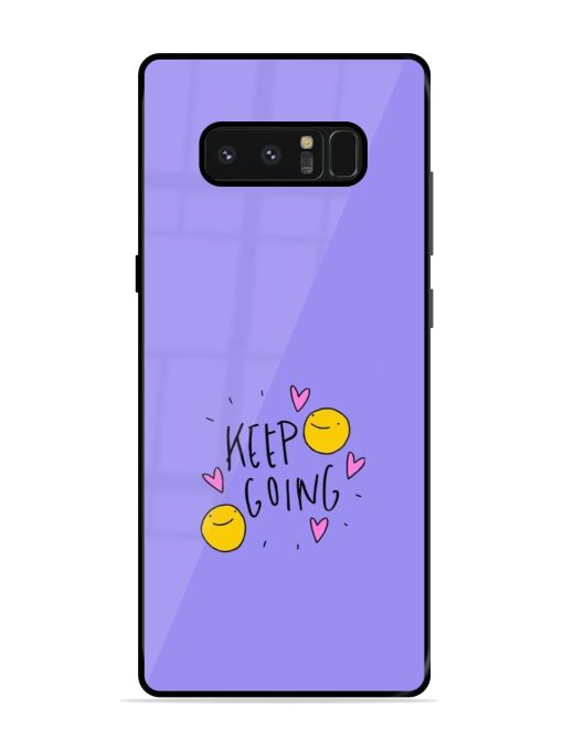 Smiling Through It All Glossy Soft Edge Case for Samsung Galaxy Note 8 Chachhi