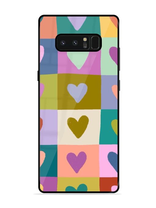 Box Of Hearts Glossy Soft Edge Case for Samsung Galaxy Note 8 Chachhi