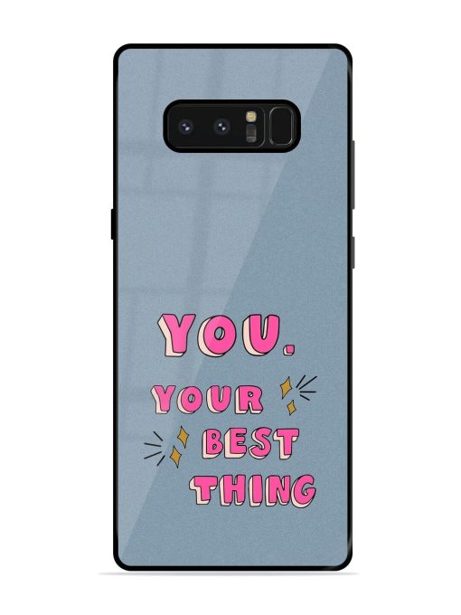 Self-Love Sparkles Glossy Soft Edge Case for Samsung Galaxy Note 8 Chachhi