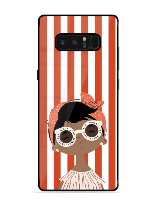 Girls Just Wanna Have Fun Glossy Soft Edge Case for Samsung Galaxy Note 8 Chachhi