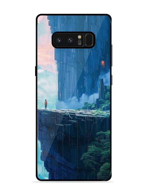 Solitude In The Sky Glossy Soft Edge Case for Samsung Galaxy Note 8 Chachhi