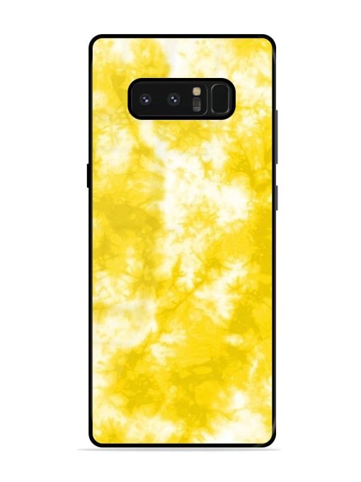 Golden Tie-Dye Twirl Glossy Soft Edge Case for Samsung Galaxy Note 8 Chachhi