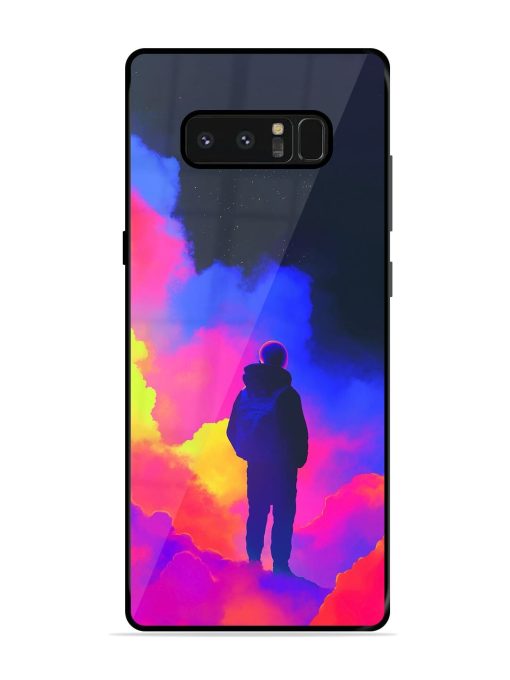 Cosmic Wanderer Glossy Soft Edge Case for Samsung Galaxy Note 8 Chachhi