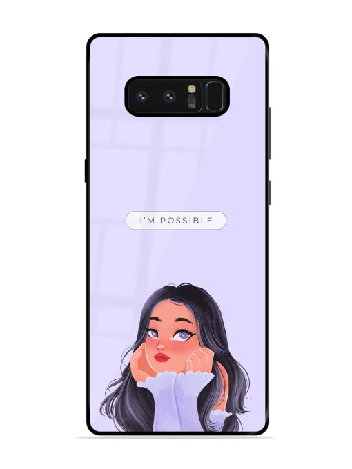 Im Possible Glossy Soft Edge Case for Samsung Galaxy Note 8 Chachhi