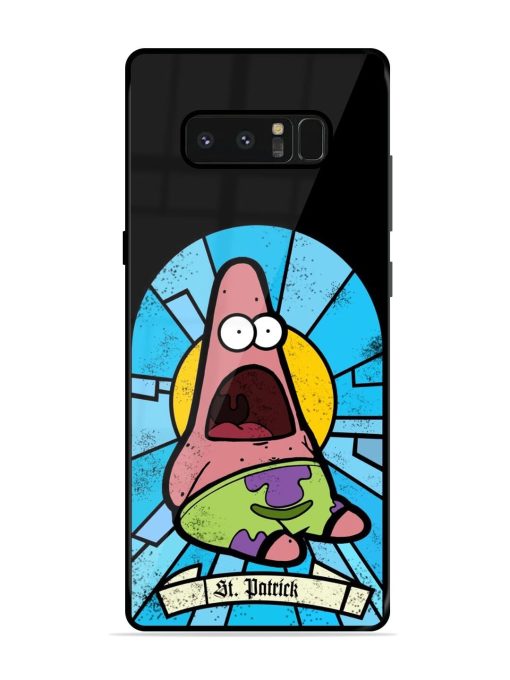 St. Patrick'S Day Stained Glass Patrick Star Glossy Soft Edge Case for Samsung Galaxy Note 8 Chachhi