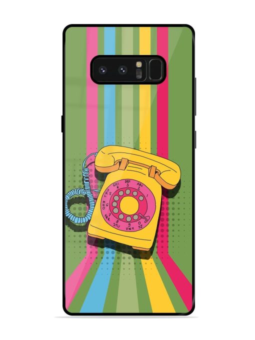 Retro Dialer Glossy Soft Edge Case for Samsung Galaxy Note 8 Chachhi