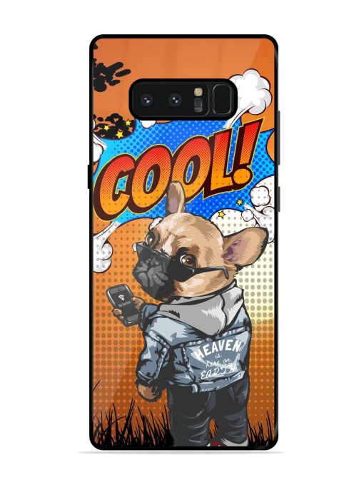 Cool Pup Glossy Soft Edge Case for Samsung Galaxy Note 8 Chachhi