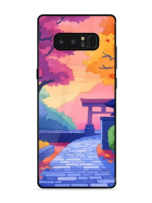 Autumnal Serenity Glossy Soft Edge Case for Samsung Galaxy Note 8 Chachhi