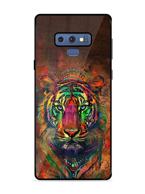 Cosmic Tiger Glossy Soft Edge Case for Samsung Galaxy Note 9 Chachhi